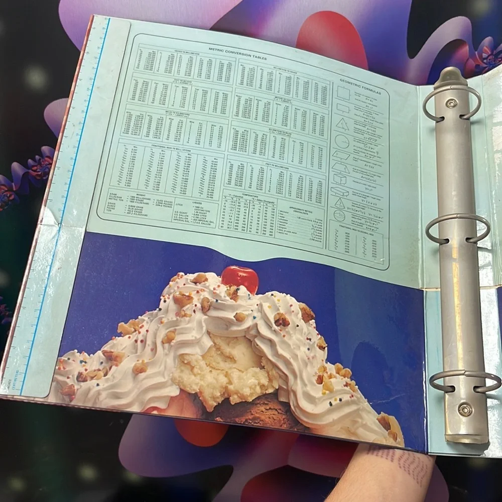1976 Banana Split Colad Inc. 1 1/2” Super Ring Binder 🍌